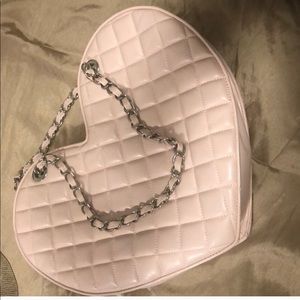 Bebe pink heart purse